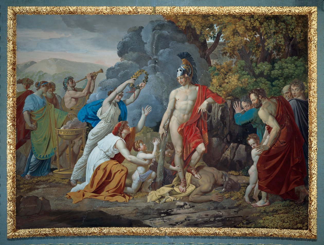 Thésée et le Minotaure - Giuseppe Cammarano