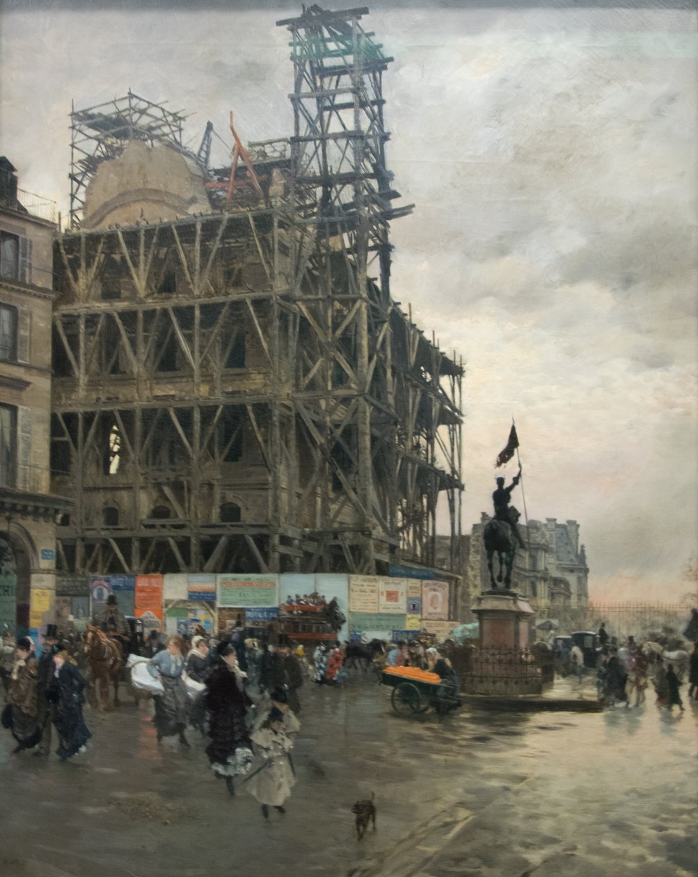 La place des Pyramides - Giuseppe de Nittis