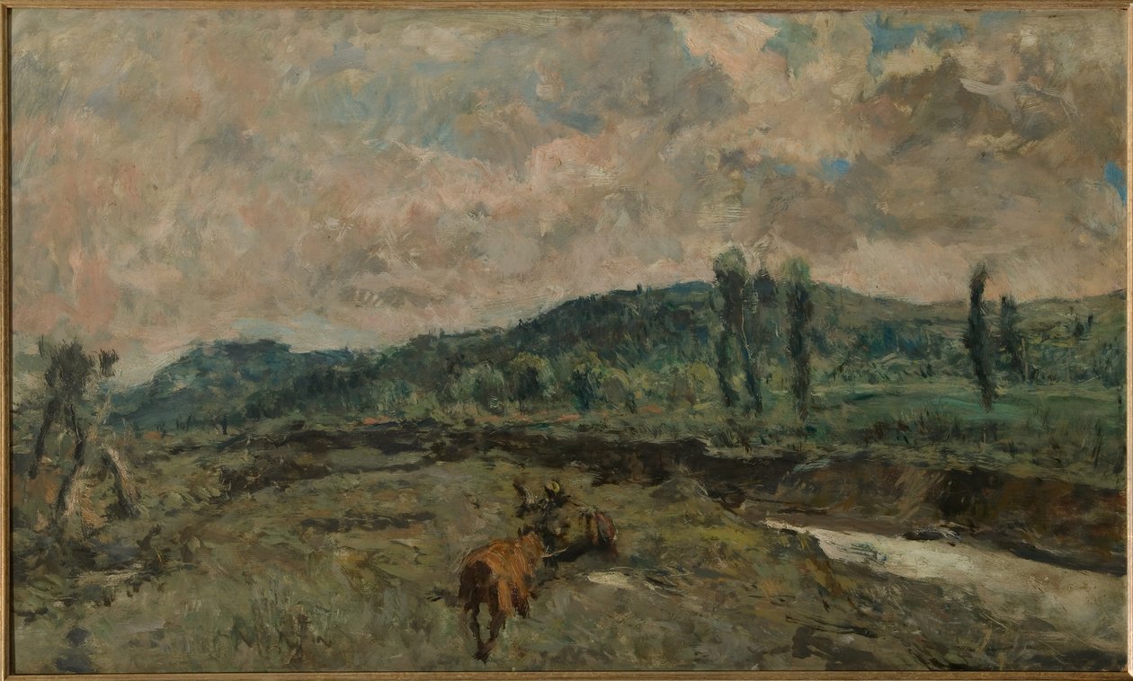 Paysage avec Chariots - Giuseppe Graziosi