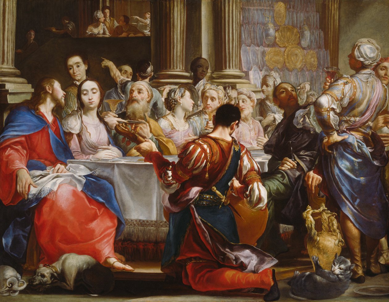 Le mariage à Cana - Giuseppe Maria Crespi
