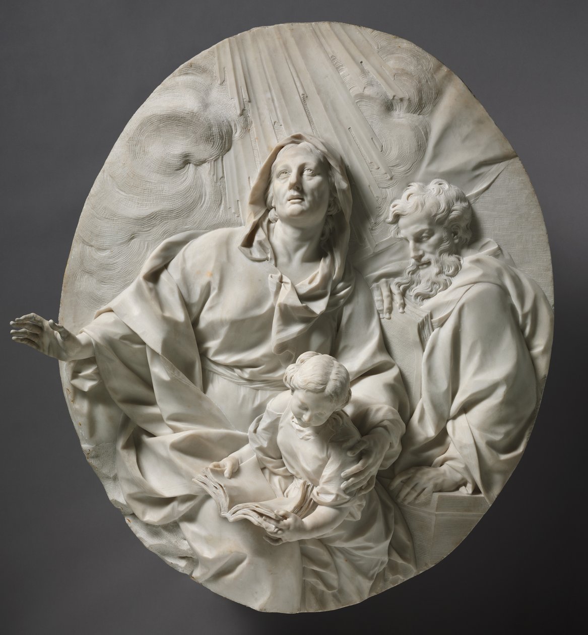 Éducation de la Vierge, vers 1700 - Giuseppe Mazzuoli