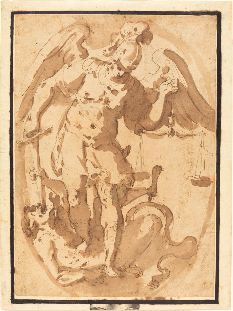 Saint Michel avec Lucifer - Giuseppe Porta