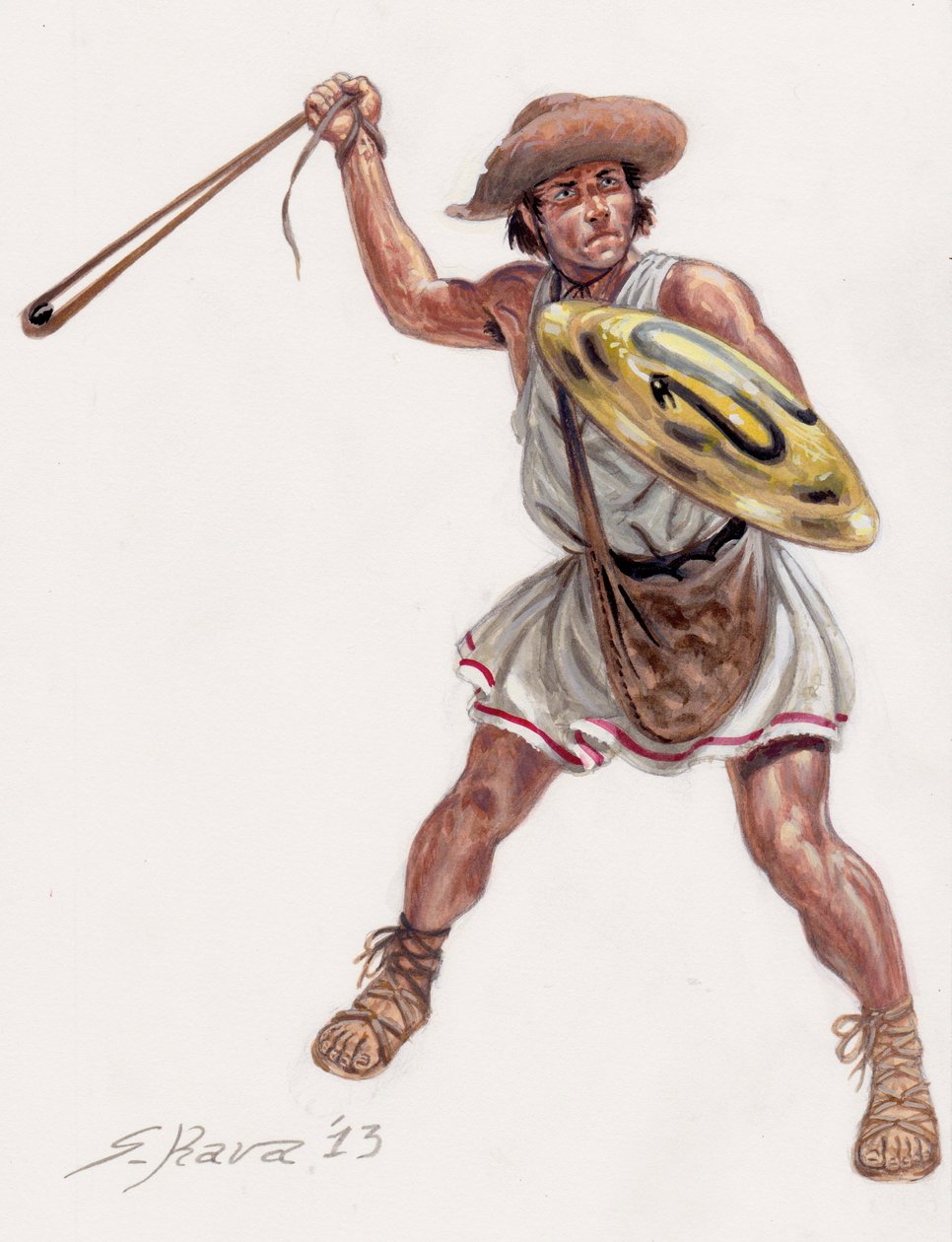 Guerrier grec tueur - Giuseppe Rava