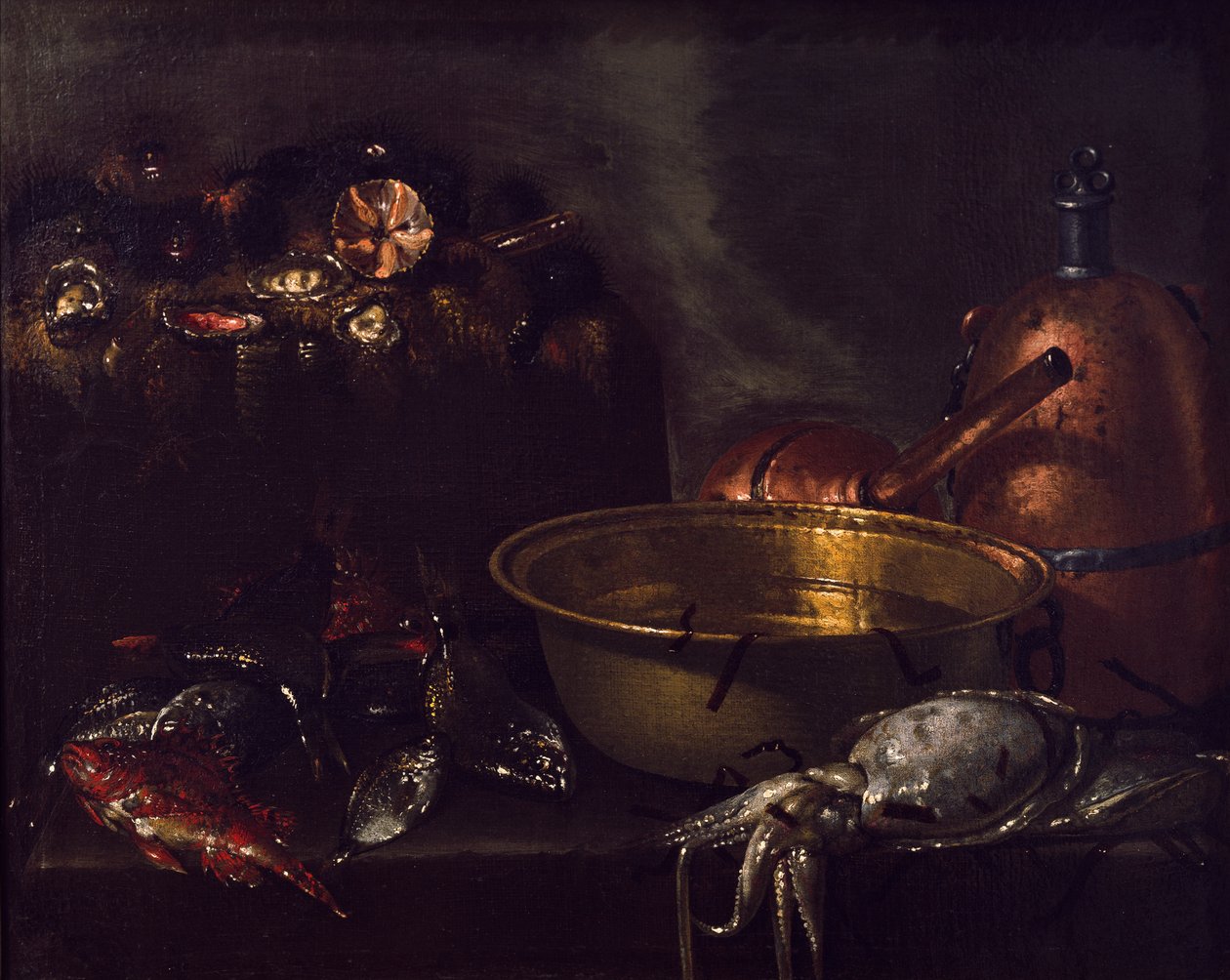 Nature morte avec poisson - Giuseppe Recco
