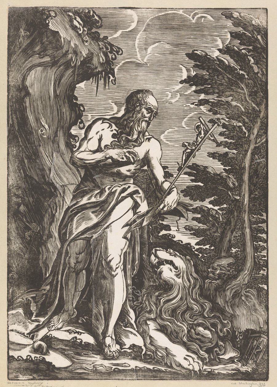 Saint Jérôme dans le désert - Giuseppe Scolari