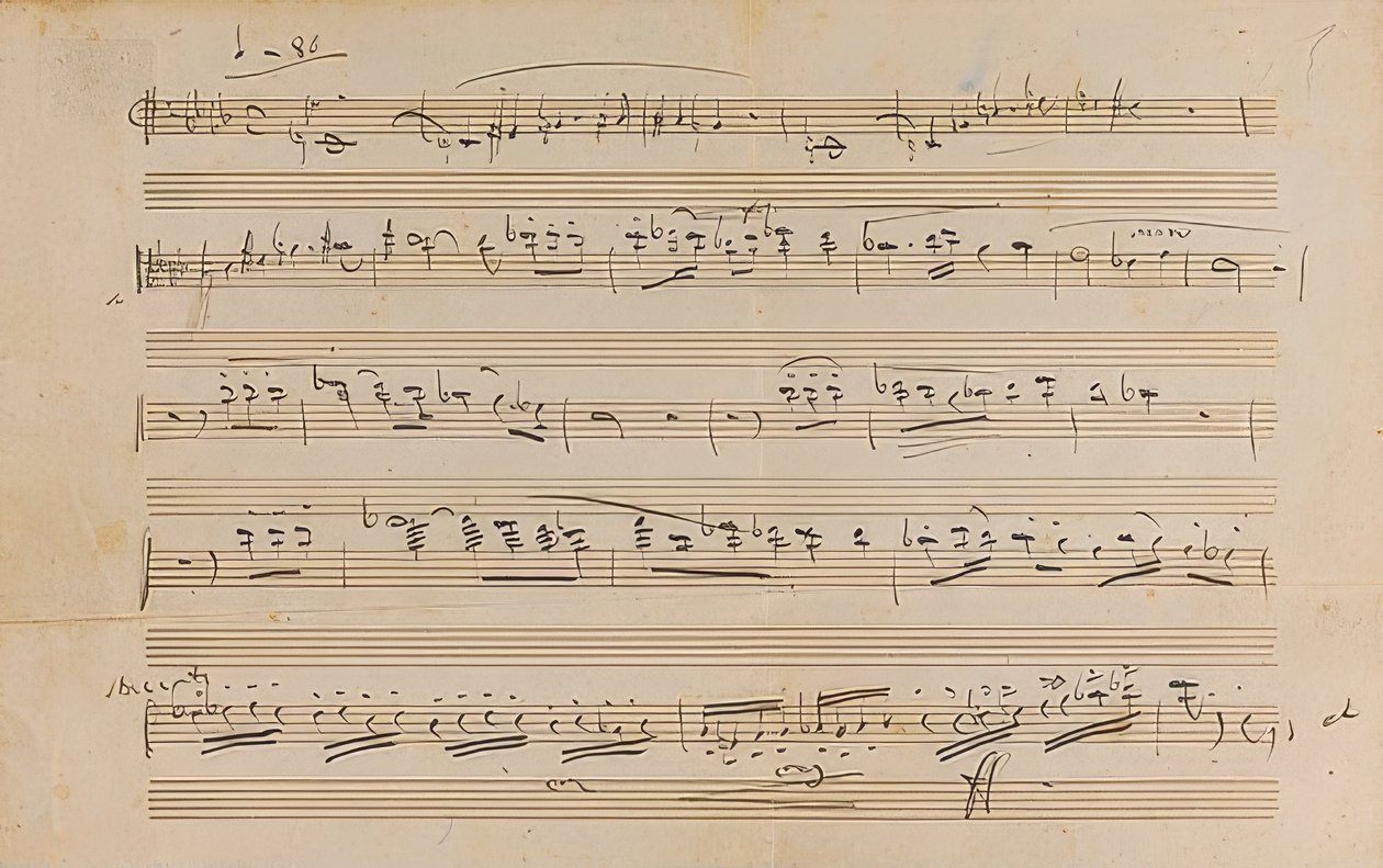 Manuscrit : Opéra Otello - Giuseppe Verdi