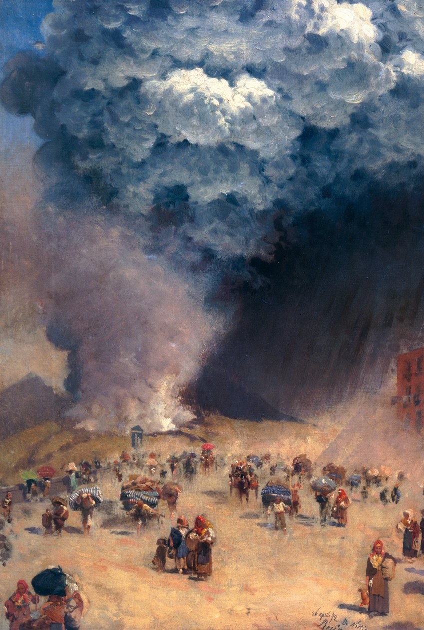 Pluie de cendres - Giuseppe or Joseph de Nittis