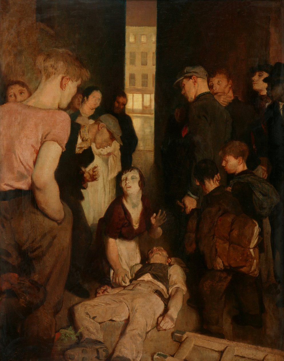 Un Accident de Rue - Glyn Warren Philpot