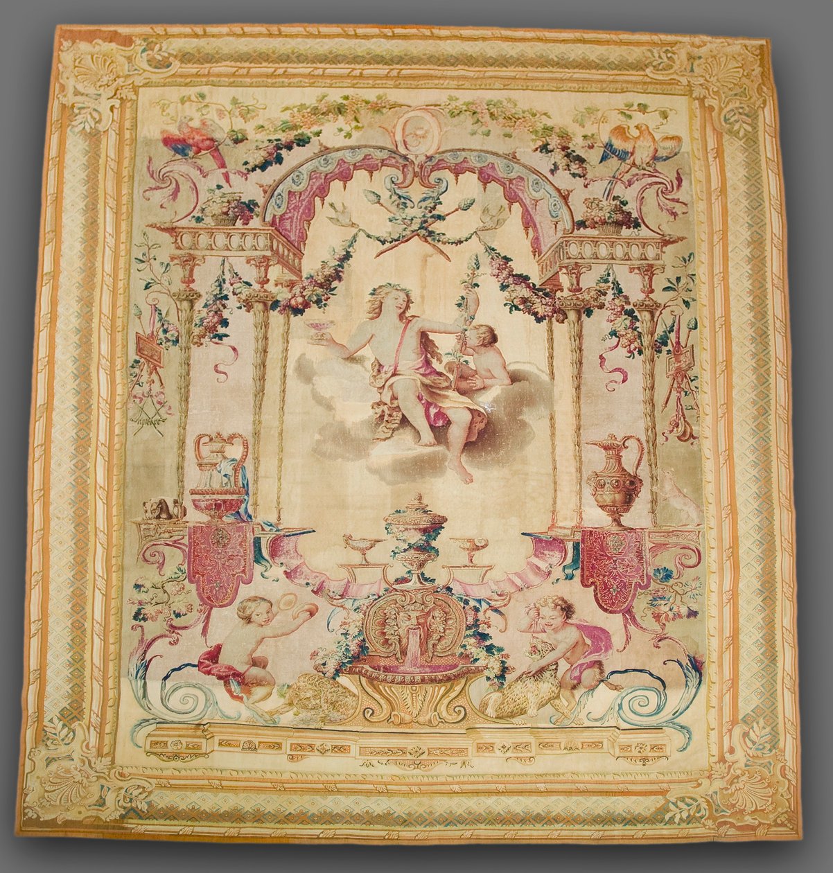 Saisons : Automne, Bacchus, années 1700 - Gobelins