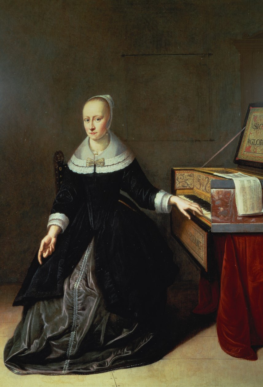 Femme près d