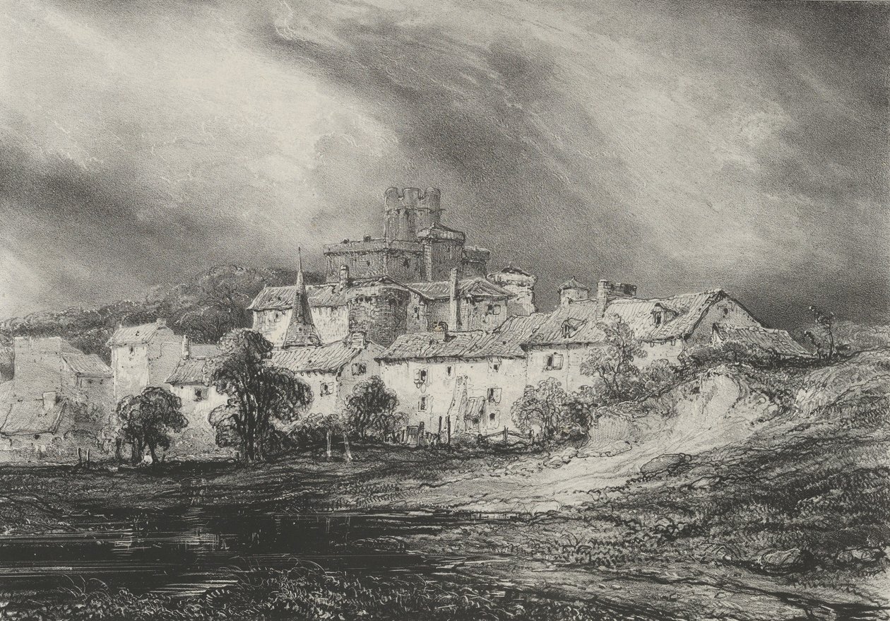 Château de Pont-Gibaud, 1830 - Godefroy Engelmann