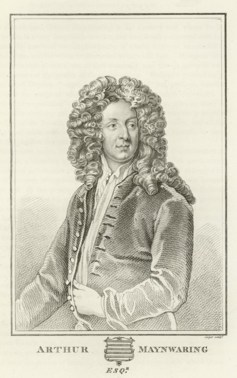 Arthur Maynwaring, Esquire - Godfrey Kneller