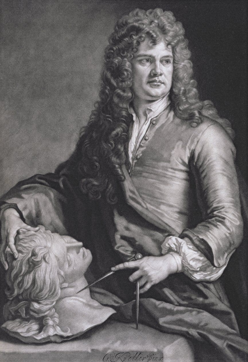 Grinling Gibbons (1648-1721) - Godfrey Kneller