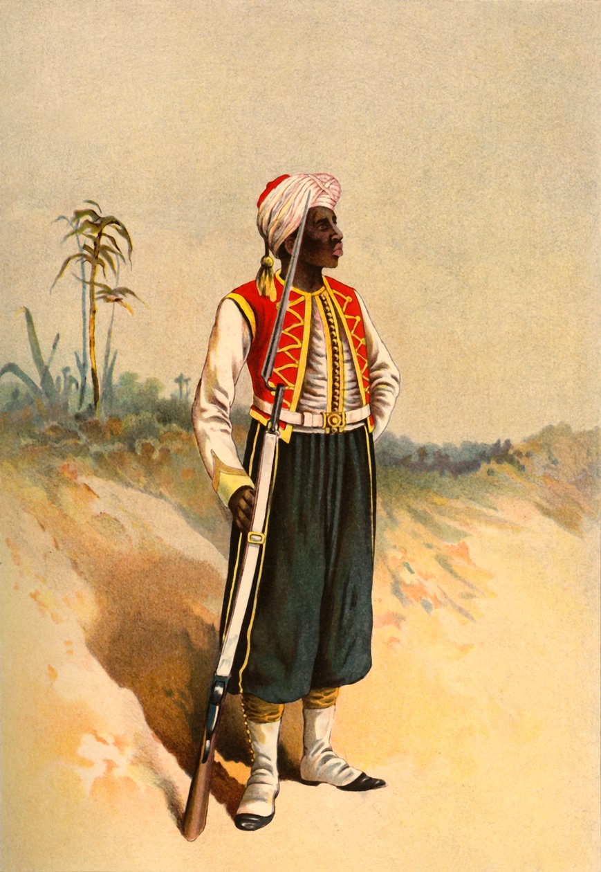 Régiment des Indes occidentales, 1890 - Godfrey Douglas Giles