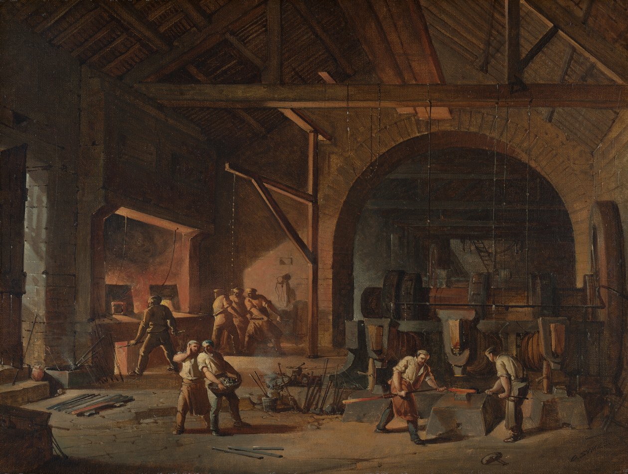 Forge inclinée - Godfrey Sykes