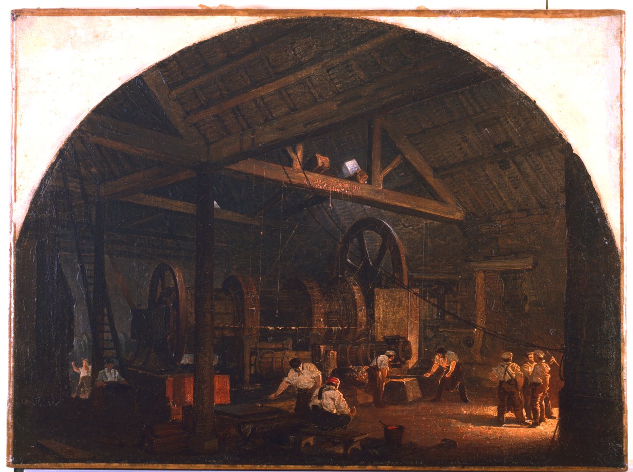 La Forge inclinée, vers 1845-1866 - Godfrey Sykes