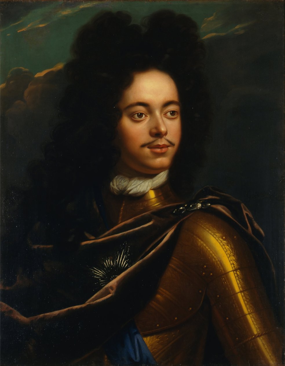Portrait du tsar Pierre Alexeïevitch - Godfried Schalcken
