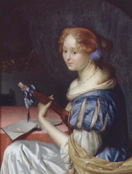Le joueur de luth - Godfried Schalcken