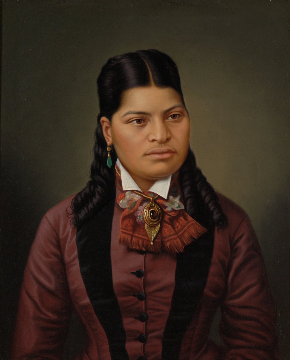 Fille maorie - Gottfried Lindauer