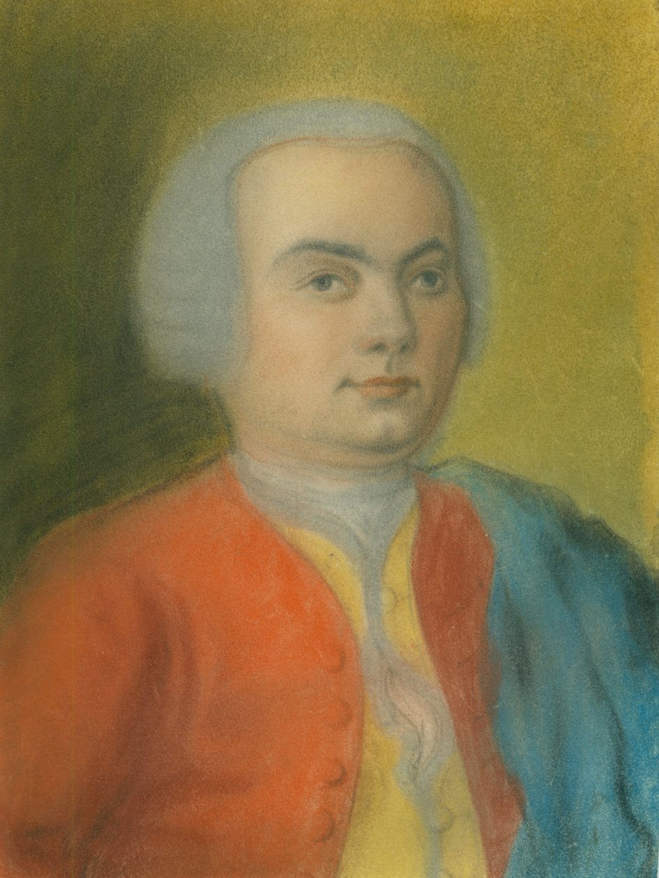 Portrait au pastel de Carl Philipp Emanuel Bach - Gottlieb Friedrich Bach