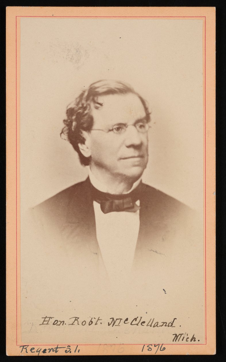 Portrait de Robert McClelland 1807-1880, 1876 - Gottschalk Grelling