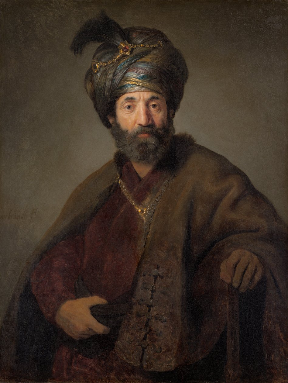 Homme en costume oriental - Govert Flink or Rembrandt