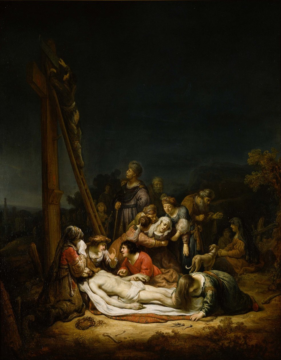 Christ Condoléances. - Govert Flinck