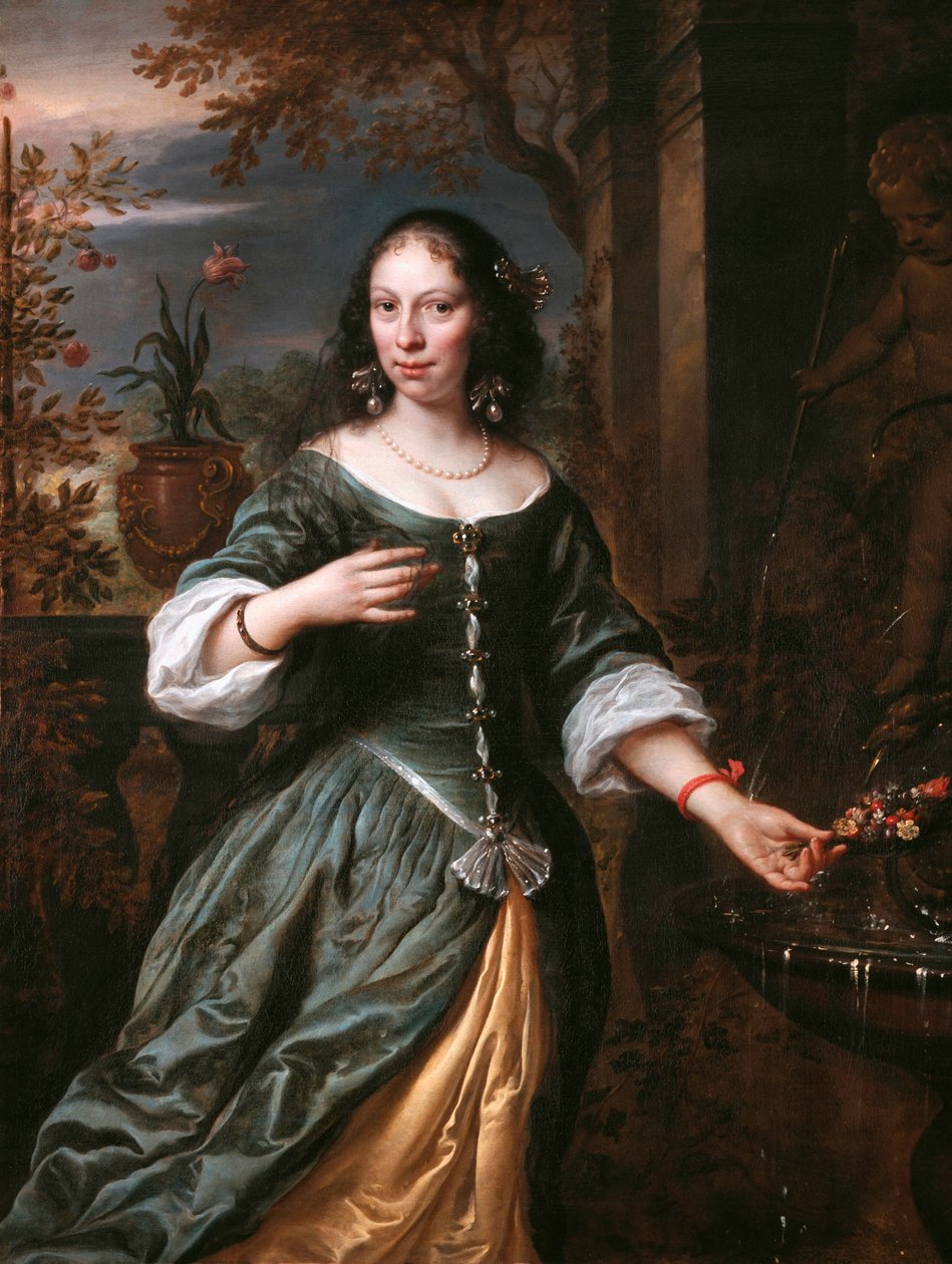 Portrait de Susanna van Baerle (1622-1674) - Govert Flinck