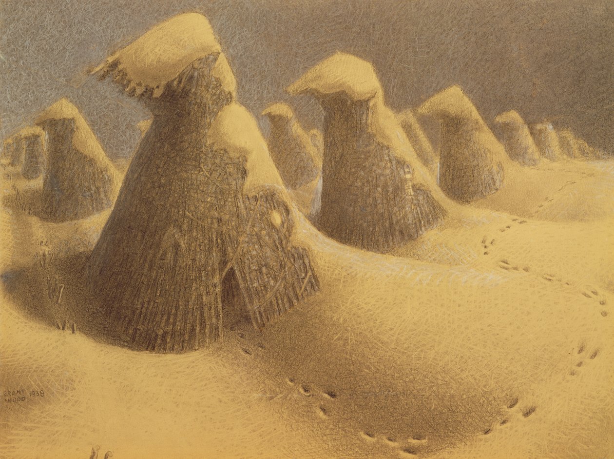Janvier, 1938 - Grant Wood