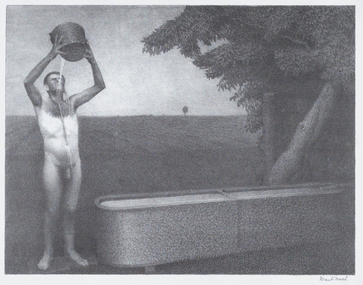 Nuit torride, 1939 - Grant Wood