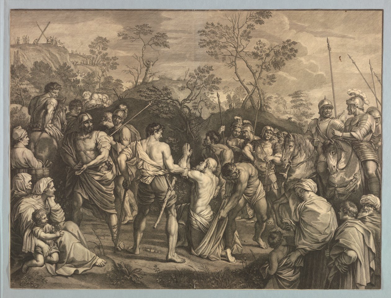 Le martyre de Saint André - Gérard Audran