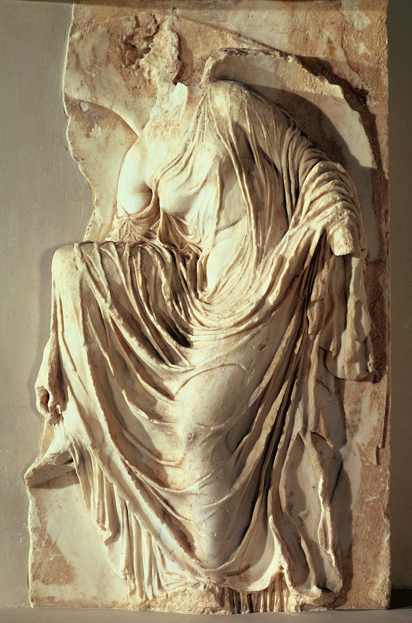 Athéna Niké ajustant sa sandale - Greek