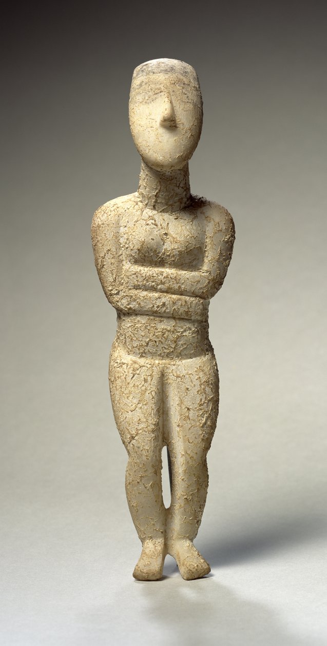 Figure cycladique, Early Spedos, c.2700 av. J.-C. - Greek