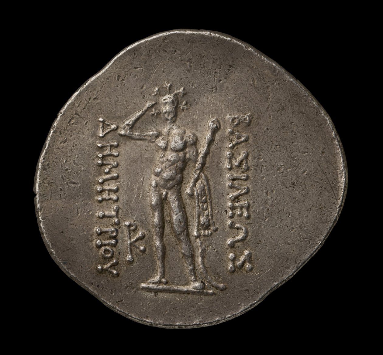 Pièce indo-grecque (argent) - Greek