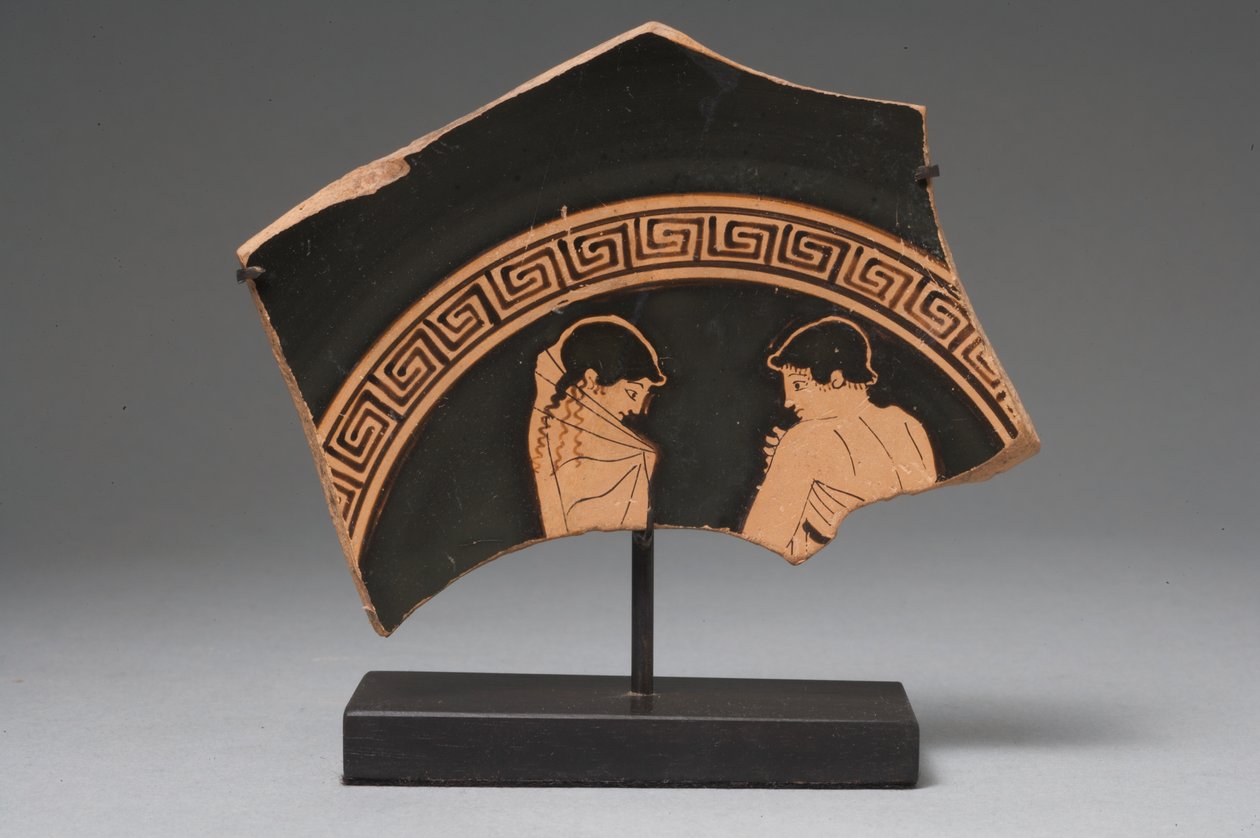 Fragment de figure rouge - Greek