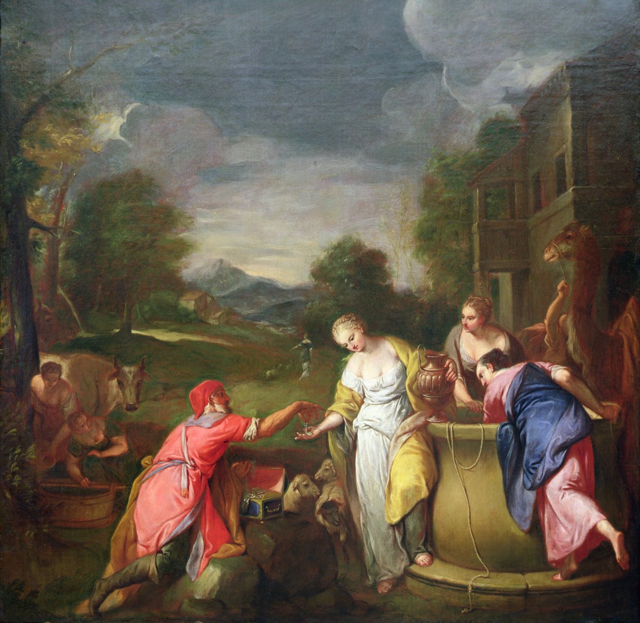 Éliézer et Rebecca - Gregorio Lazzarini