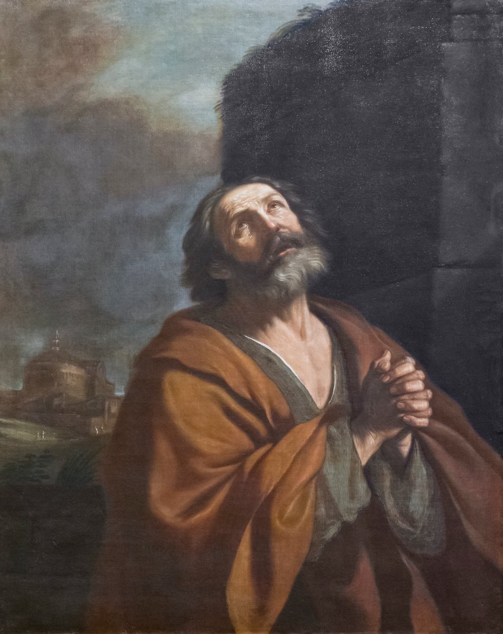 Saint Pierre pleurant - Guercino (1591 1666)