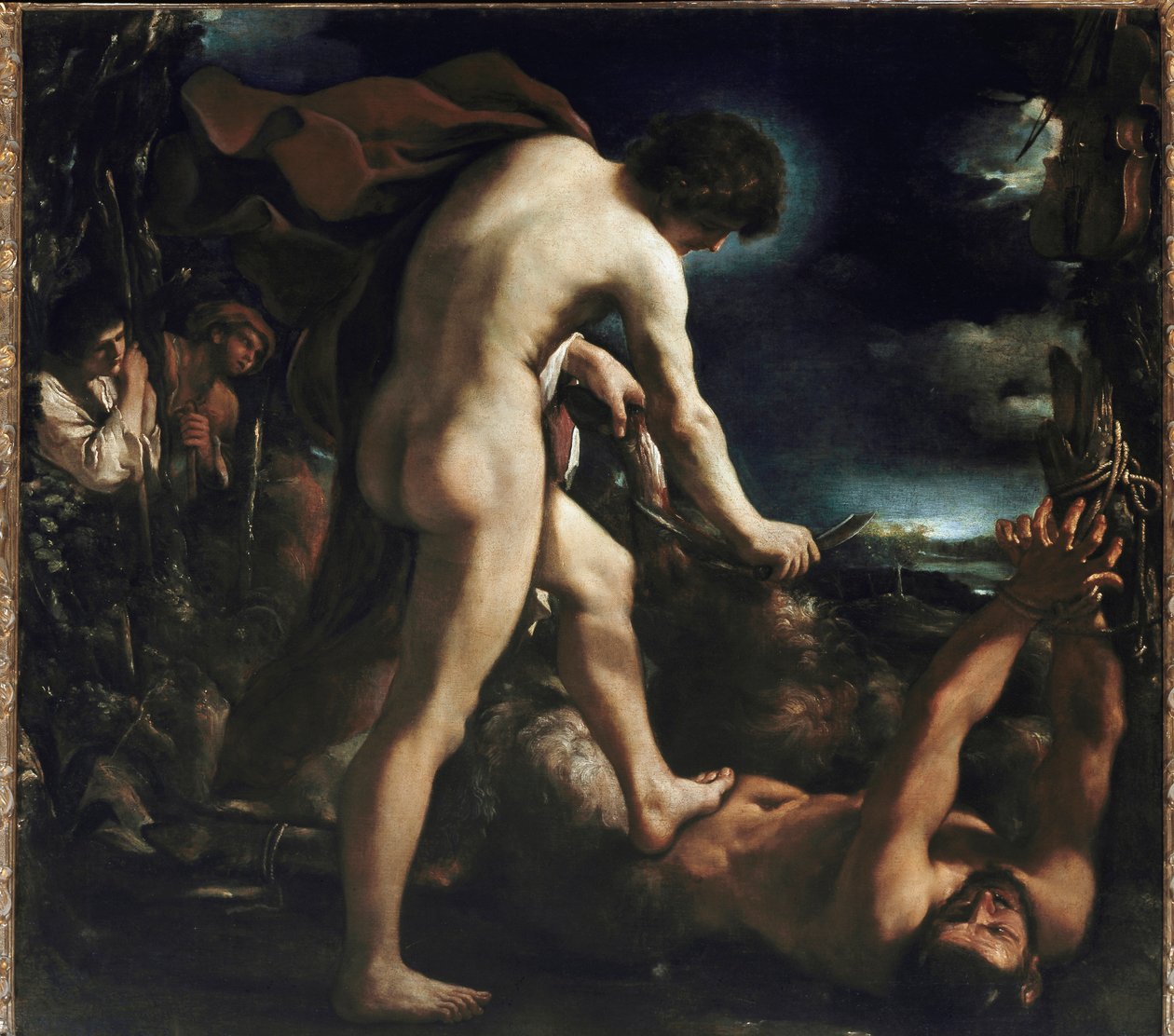 Apollon et Marsyas - Guercino