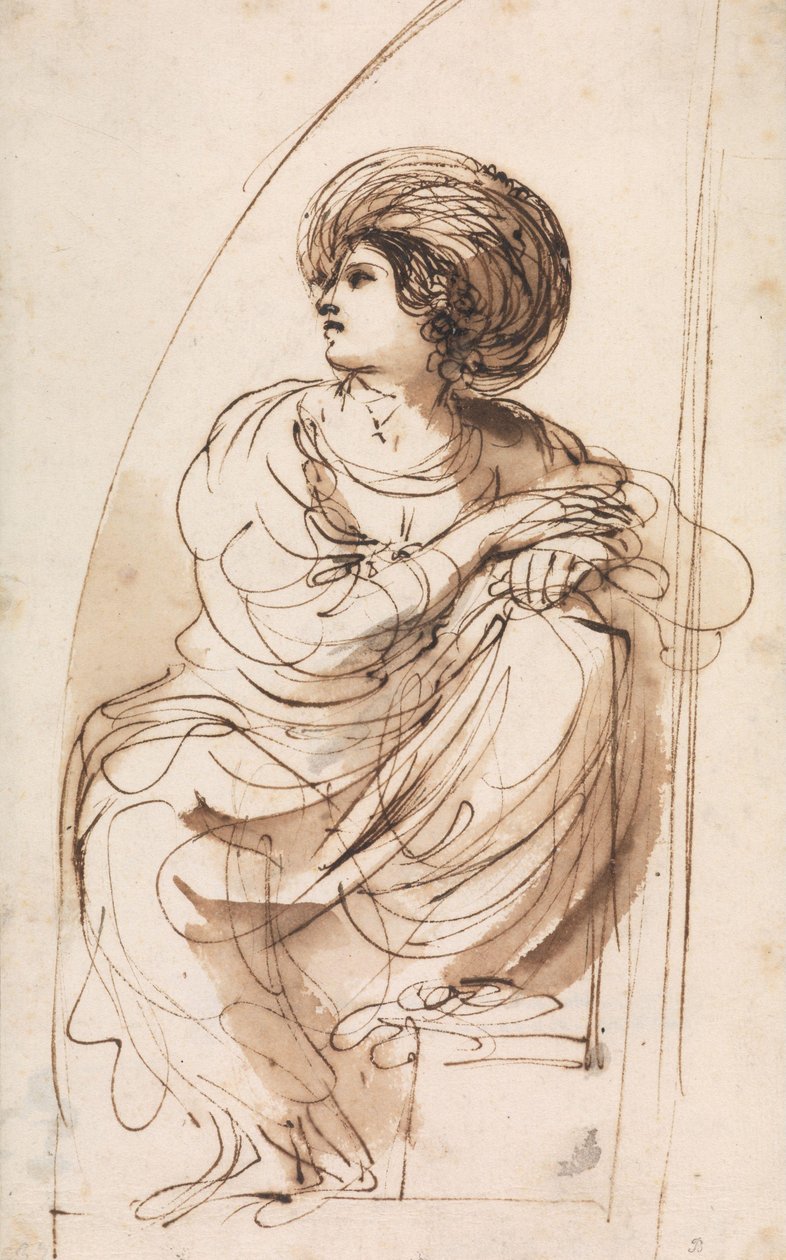 A Sibyl - Guercino