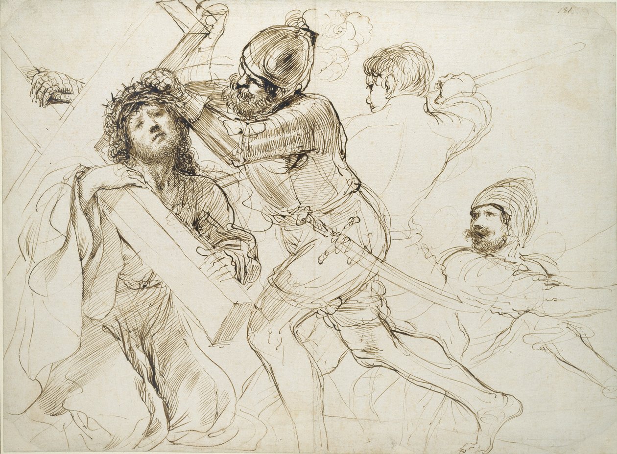 Le Christ portant la croix, c1625-1628 - Guercino