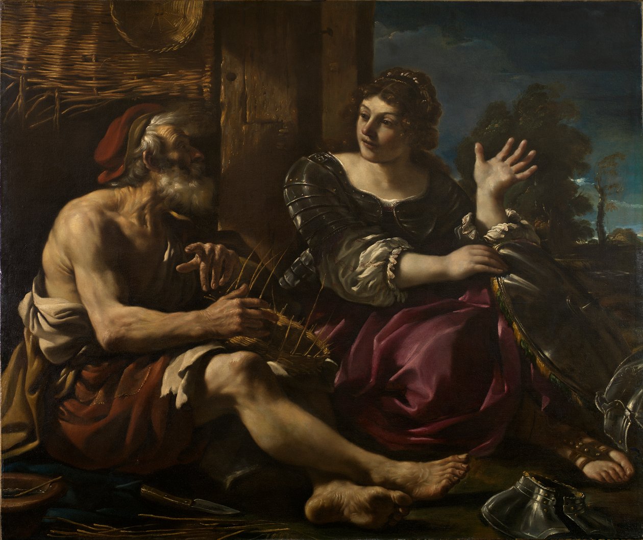 Erminia et le berger, années 1620 - Guercino
