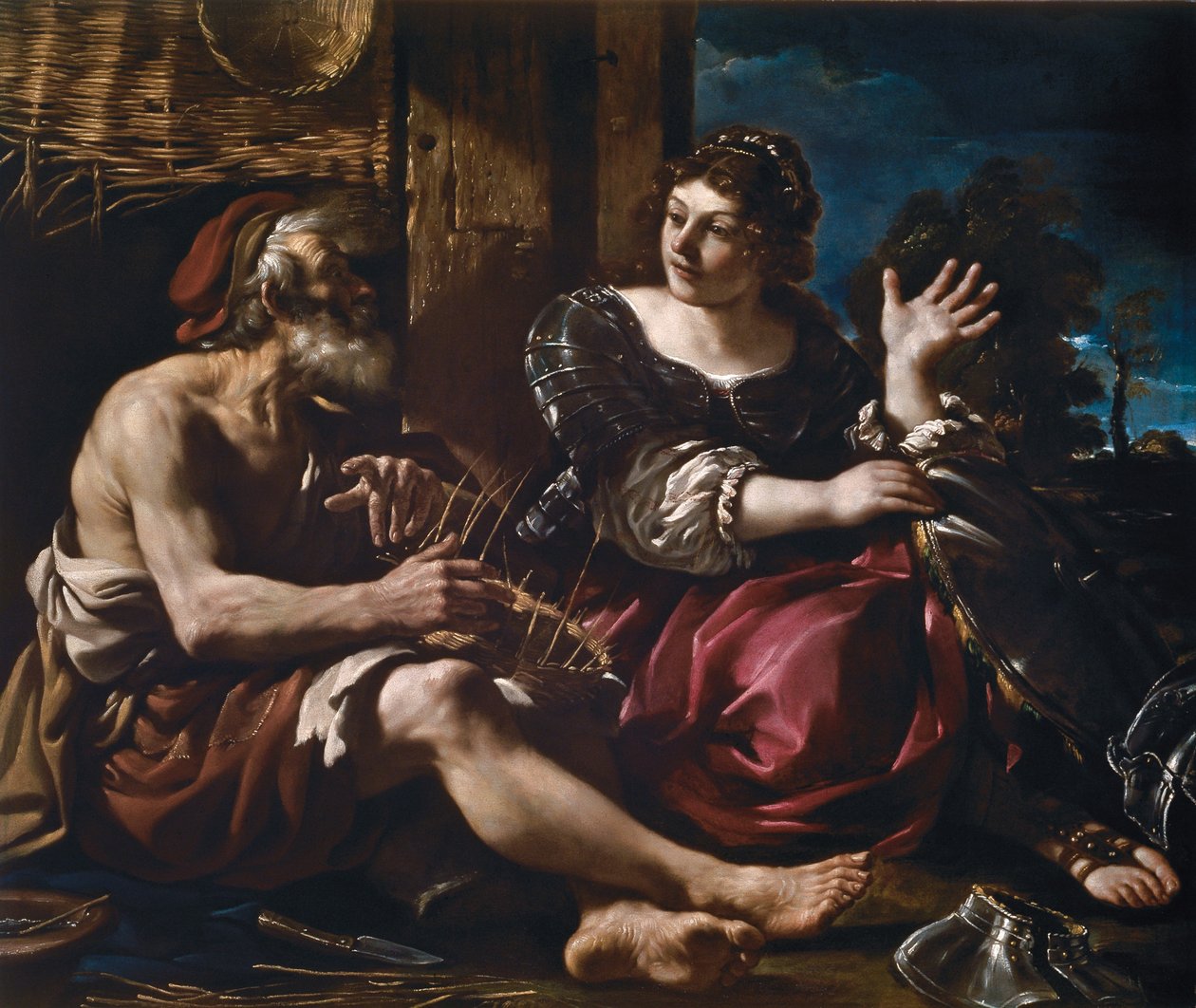 Erminia et le berger - Guercino