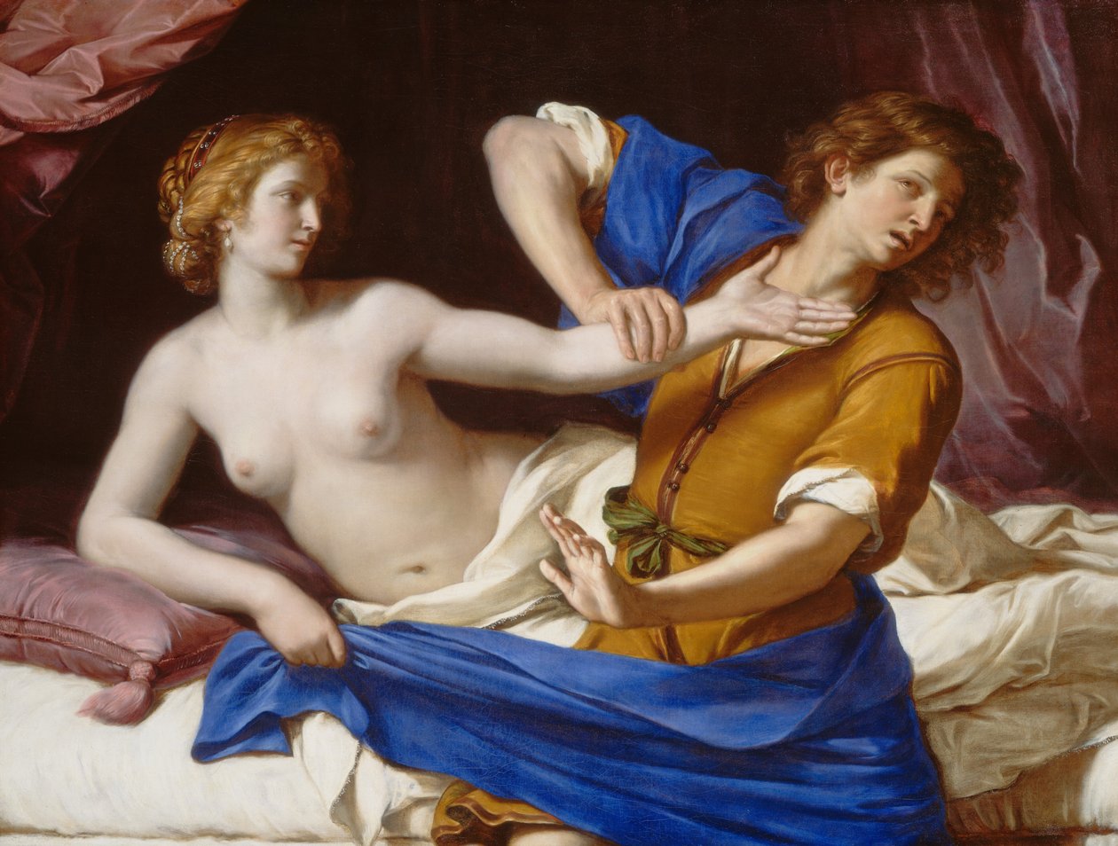 Joseph et la femme de Potiphar - Guercino