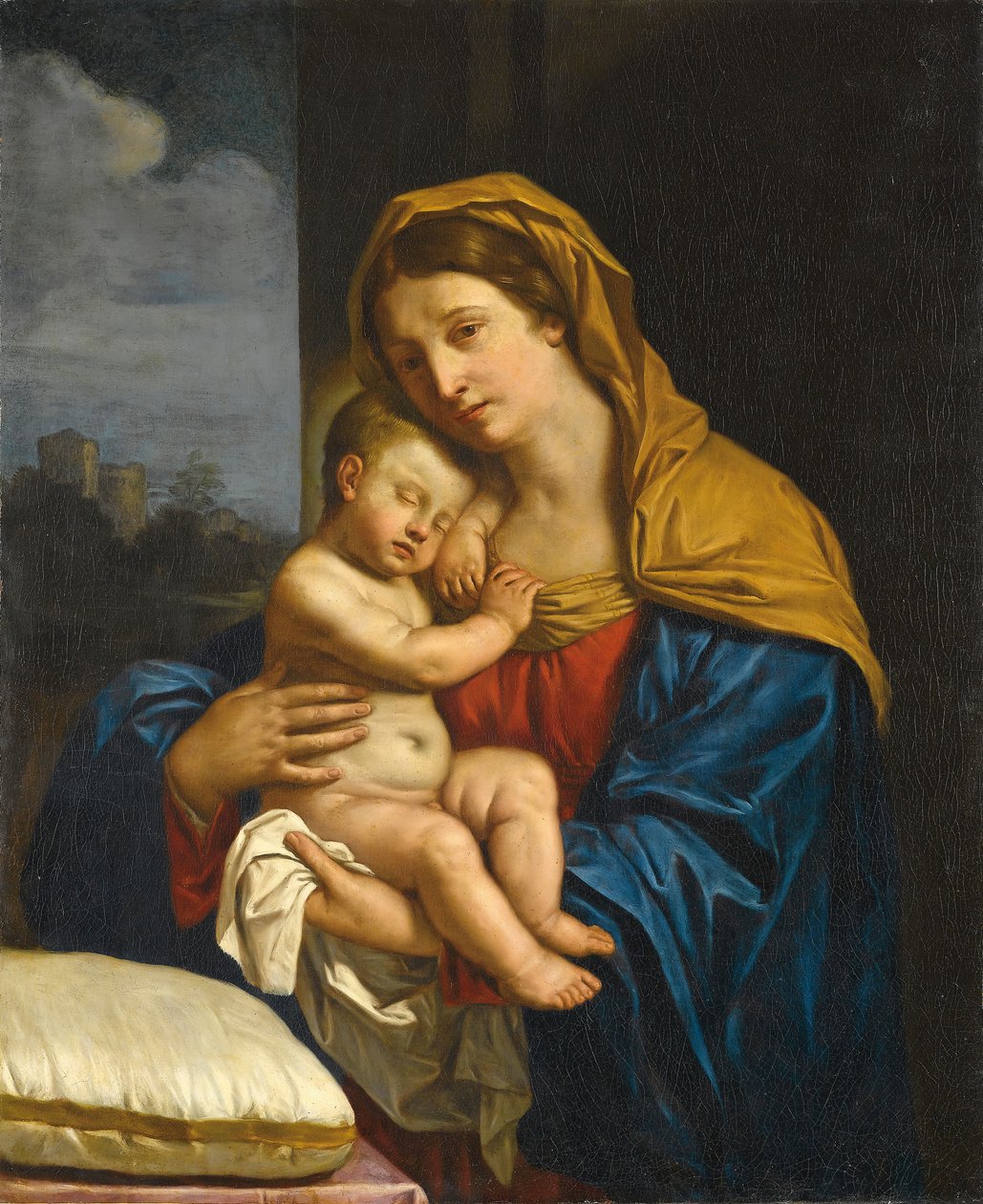 Madone et enfant - Guercino