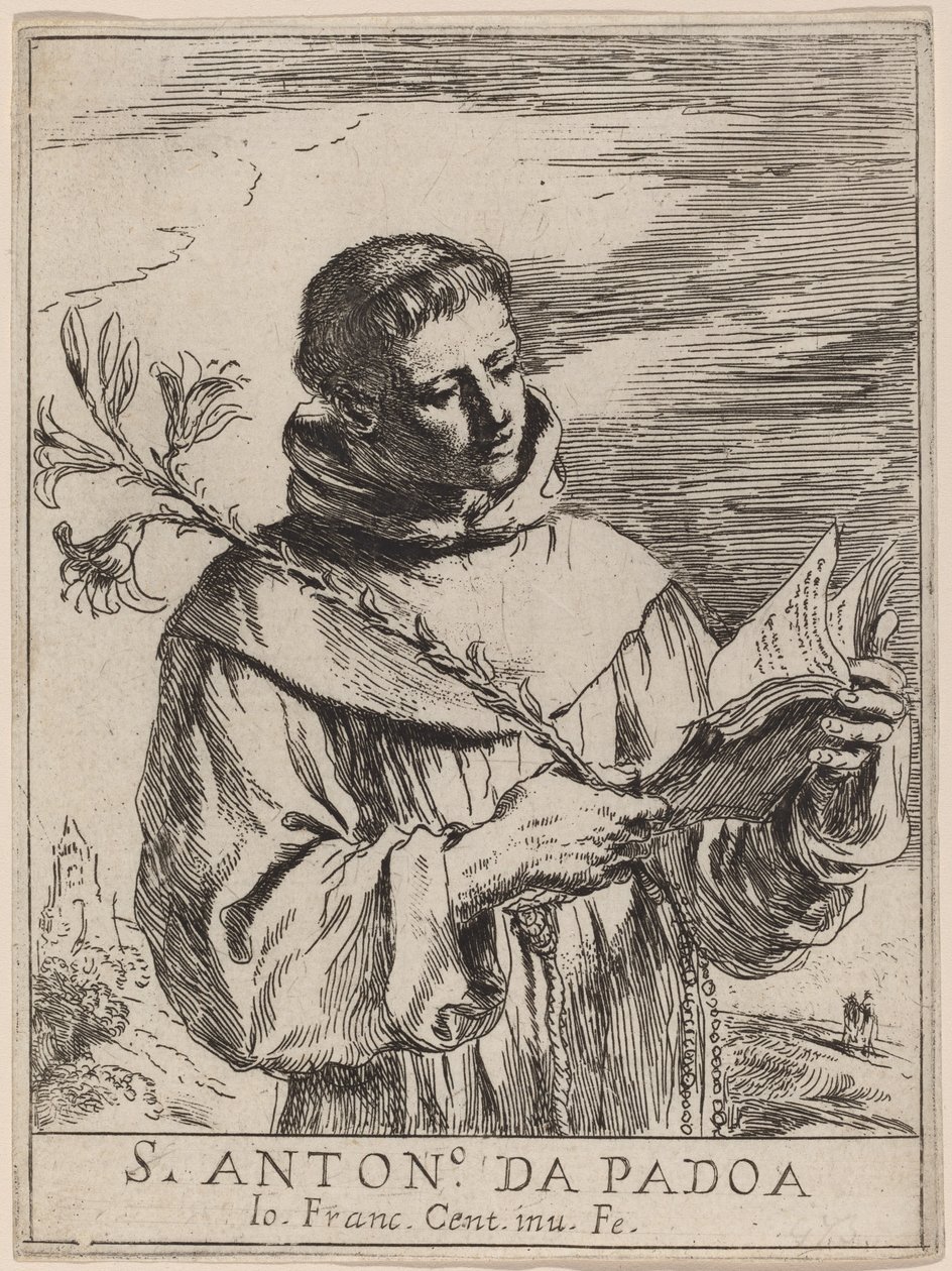 Saint Antoine de Padoue - Guercino