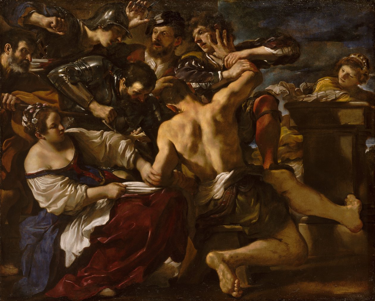 Samson capturé par les Philistins - Guercino