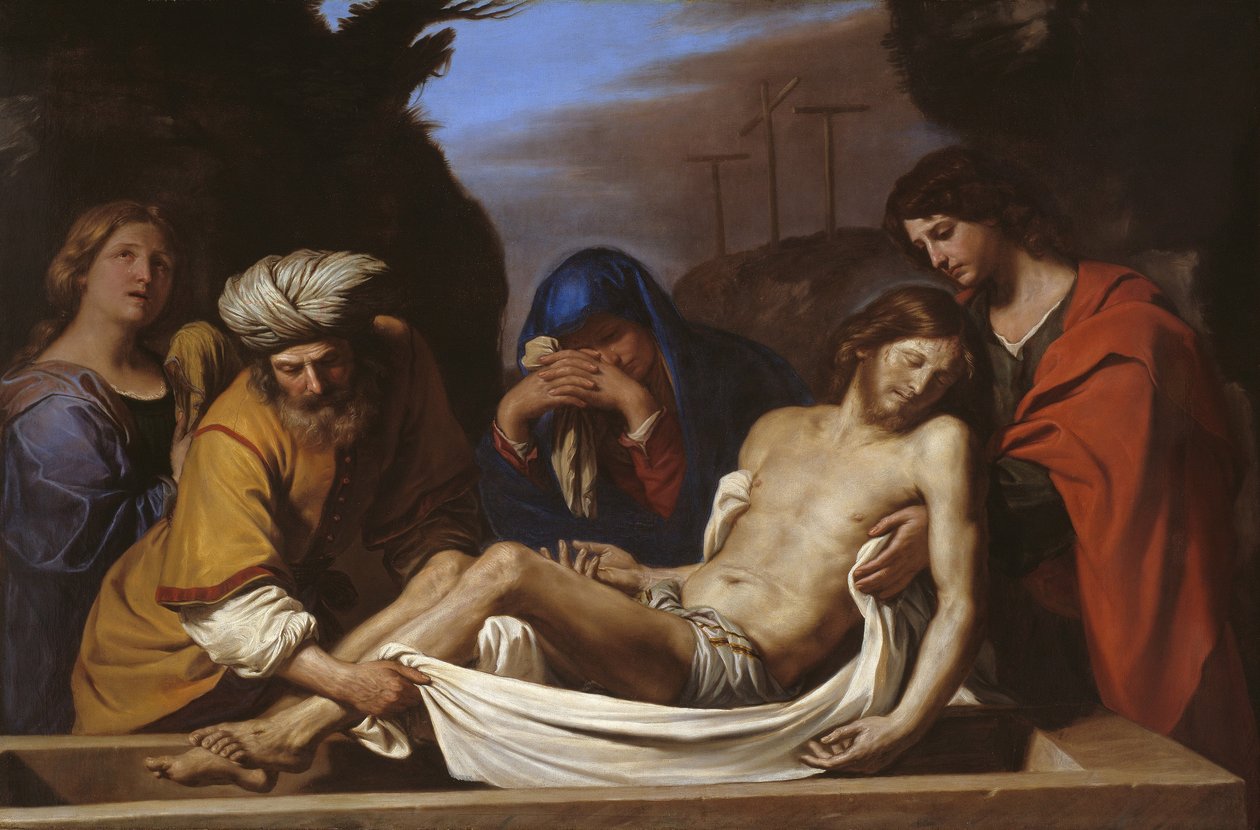La Mise au tombeau, c.1656 - Guercino