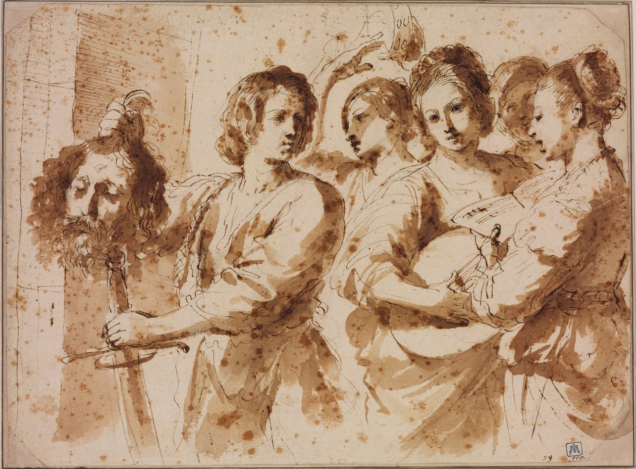 Le triomphe de David - Guercino