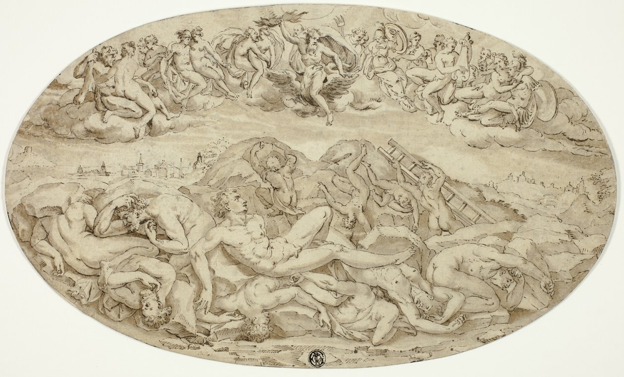 La Chute des géants - Guglielmo della Porta