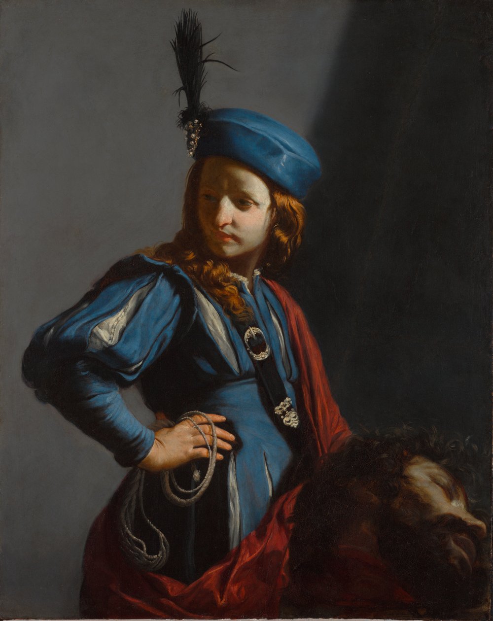 David avec la tête de Goliath, vers 1645-50 - Guido Cagnacci